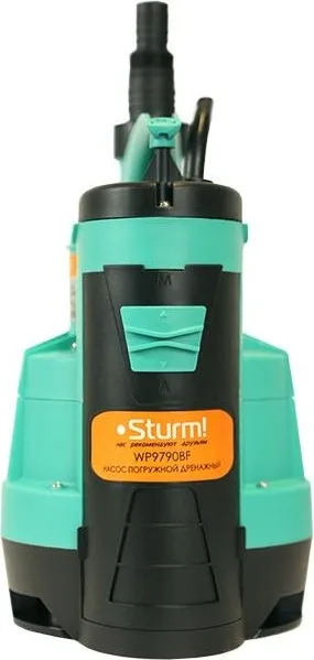 Насос дренажный Sturm! WP9790BF (900Вт, 235 л/мин, 8м, встроенный поплавок)