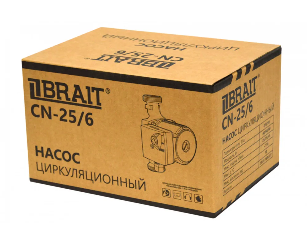 Насос циркуляционный BRAIT CN-25/6 23.01.169.077