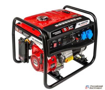 Бензогенератор BRAIT GB-4000S PRO (3,0/3,5кВт, пусковой ток 7кВт;) Сварочный