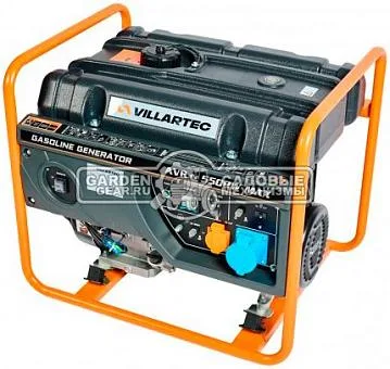 Бензогенератор Villartec 5,0/5,5кВт GG6300C арт. 2102640000