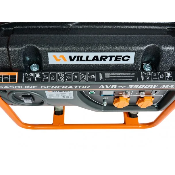 Бензогенератор VILLARTEC GG4000C 3,2/3,5кВт