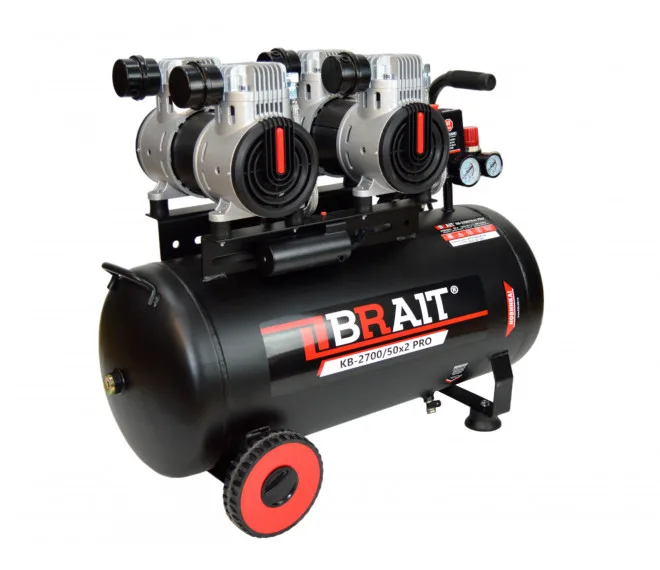 Компрессор воздушный BRAIT KB-2700/50Х2 PRO 20.01.027.043