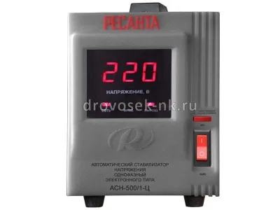 Стабилизатор напряжения Ресанта АСН-500/1-Ц 63/6/1