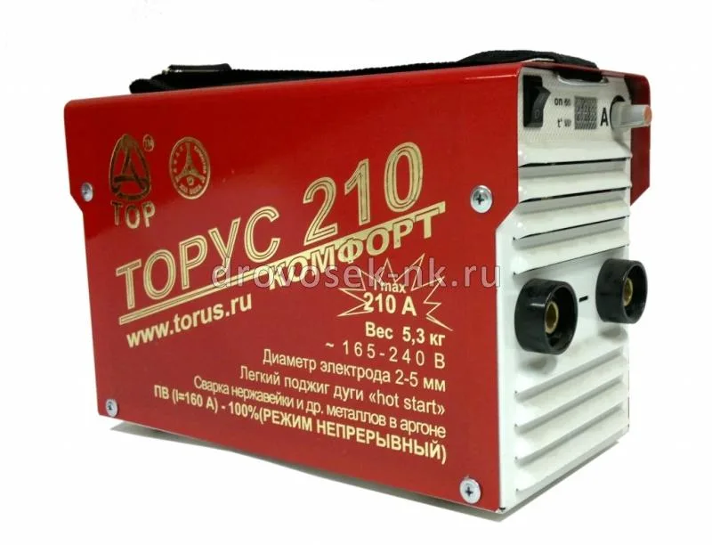 Инвертор сварочный ТОРУС 210 КОМФОРТ