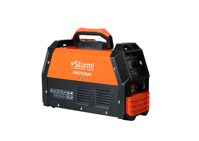 Сварочный инвертор Sturm AW97I250AF (250А, ПВ 60%, 170-250В,HotStart/AntiStick/ArcForce,сенсор)