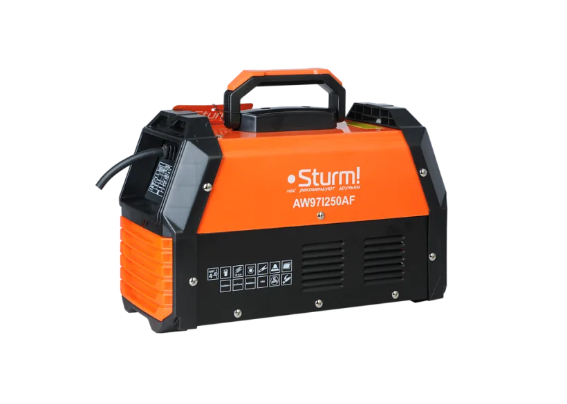 Сварочный инвертор Sturm AW97I250AF (250А, ПВ 60%, 170-250В,HotStart/AntiStick/ArcForce,сенсор)