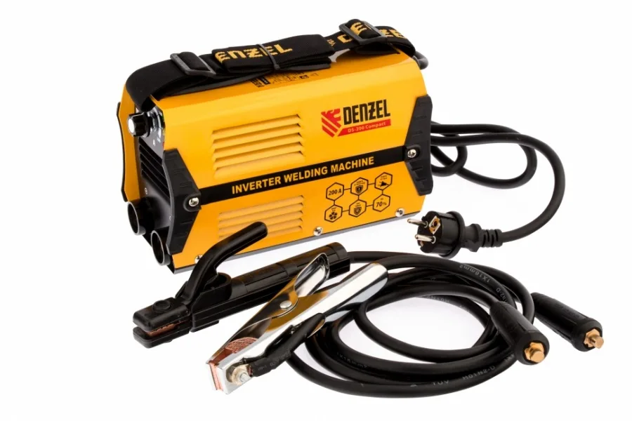 Свар.аппарат Denzel дуговой сварки DS-200 Compact, 200 А, ПВ 70%, диам.эл. 1,6-5 мм Denzel 94373