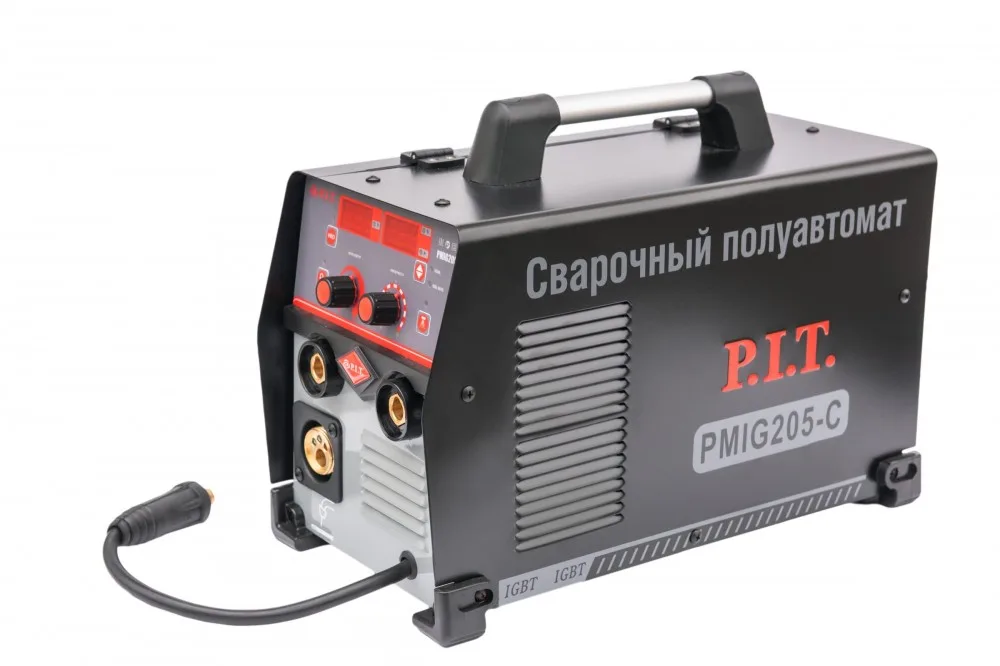 Сварочный полуавтомат P.I.T PMIG205-C (220А,ПВ-60,MMA, 6,8кВт)