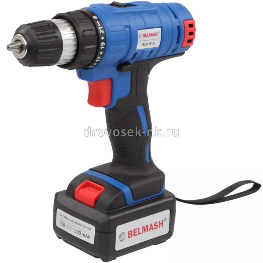 Дрель аккумуляторная BELMASH 18DR15-Li