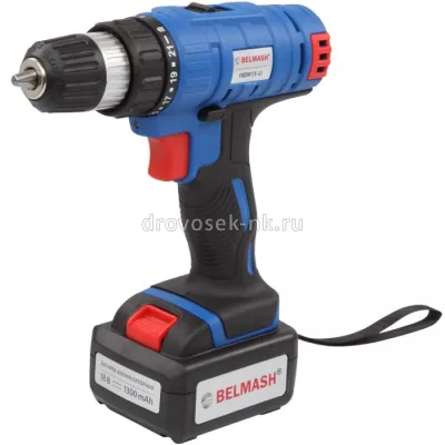 Дрель аккумуляторная BELMASH 18DR15-Li
