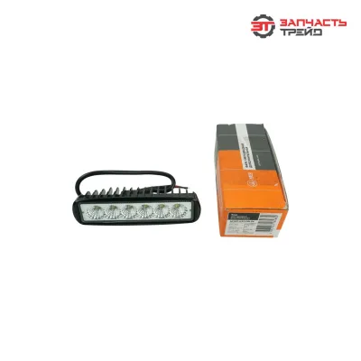 Фара светодиодная AE18RT-6LED-DRL-PC (155х70х40) прямоугольная, рассеяный свет (Е18W, 6 LED) (AVTOELECTRICA)