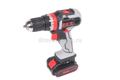 Дрель аккумуляторная P.I.T PID03002-16M2/BL (14,4В, 1,5Ah 30Hm ударная, безщеточная)