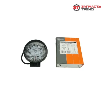 Фара светодиодная AE27R-9LED-42HC круглая, направленный свет, 9 диодов,27W,(115х42х142)12/24V (AVTOELECTRICA)