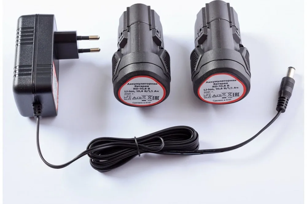 Дрель аккумуляторная RedVerg RD-SD10L/2Y
