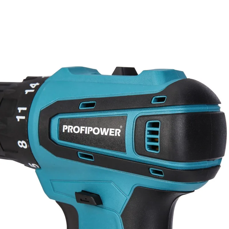 Дрель акк. ProfiPower MKBL-18B T0056 (18В,Li-ion 2*2Ач,40Нм,кейс, б/щ)