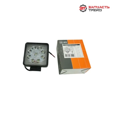 Фара светодиодная AE27S-9LED-55HC квадратная, направленный свет, 9 диодов,27W,(110х55х140)12/24V (AVTOELECTRICA)