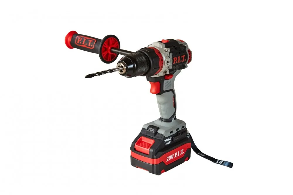 Дрель акк ударная бесщеточная P.I.T PSB20H-13D/3 X-Driver (20B, 75Hm, 1акк*4Ач)