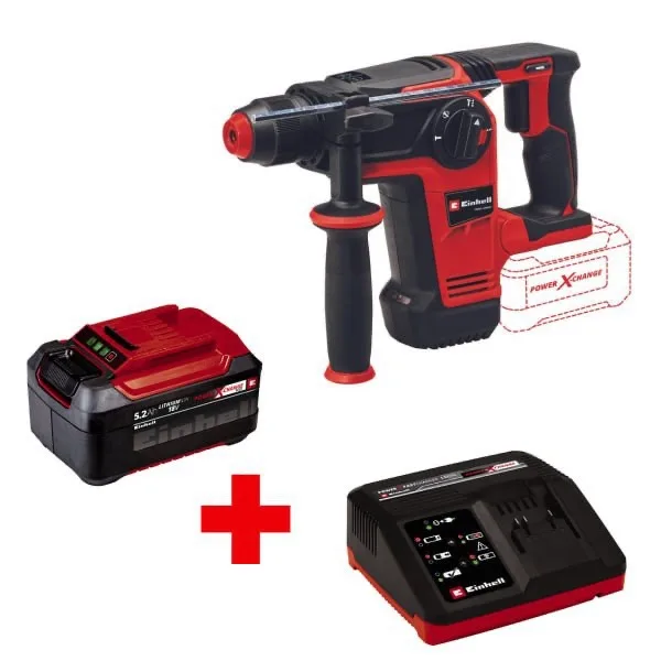 Дрель аккумуляторная EINHELL PXC TP-СD 18/80 Li BL (АКБ 1*5,2Ач, 18B+ЗУ 4А) 4514300SET