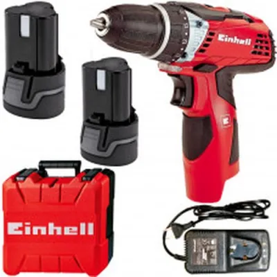 Дрель аккумуляторная EINHELL TE-CD 12 Li (2*2,0 Ач, кейс) 4513619