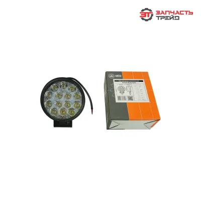 Фара светодиодная AE42R-14LED-55HC круглая, направленный свет, 14 диодов,42W,(115х55х142)12/24V (AVTOELECTRICA)