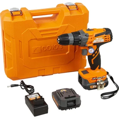 Дрель аккумуляторная СОЮЗ ДШС-20КУ (20В, 1BatterySystem, 31Нм, 2*2,0Ач, кейс)