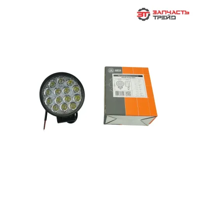 Фара светодиодная AE42R-14LED-55PC круглая, рассеиваемый свет, 14 диодов,42W,(115х55х142)12/24V (AVTOELECTRICA)