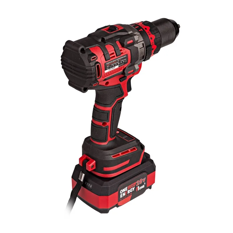 Дрель акк Number One CDI 20/3.0-IN-BR-S (20V,3,0A/h,150Hm,2 акк,2 скор,3реж,защ.от ОБРАТНОГО удара
