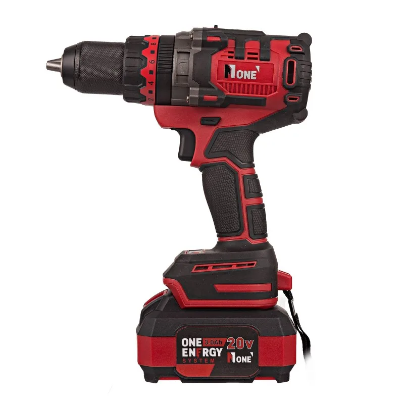 Дрель акк Number One CDI 20/3.0-IN-BR-S (20V,3,0A/h,150Hm,2 акк,2 скор,3реж,защ.от ОБРАТНОГО удара
