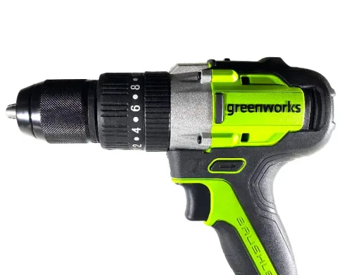Дрель аккумуляторная ударный Greenworks GD24DD60 ( БЕЗ АКБ и ЗУ ,24В) 3704107