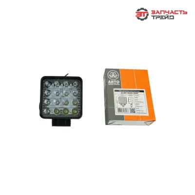 Фара светодиодная AE48S-16LED-42HC квадратная, направленный свет, 16 диодов,48W,(110х42х140) 12/24V (AVTOELECTRICA)
