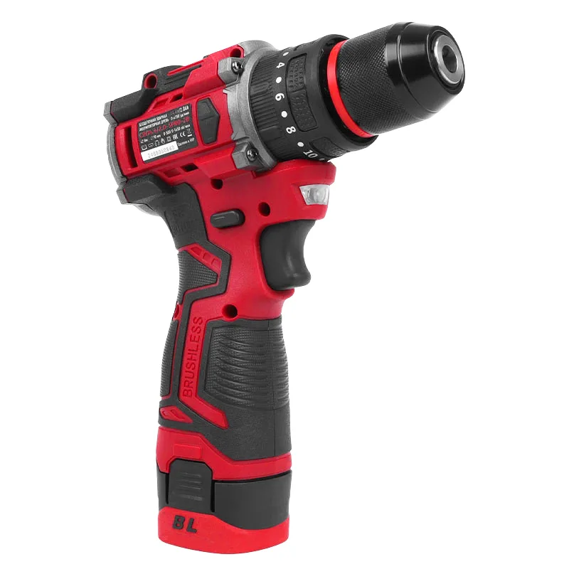 Дрель акк Number One CDI 14,4/2,0-SPRO-2B (б/щ, 42Hm,14,4В, 2Ah,10мм БЗПметал, удар,КЕЙС)