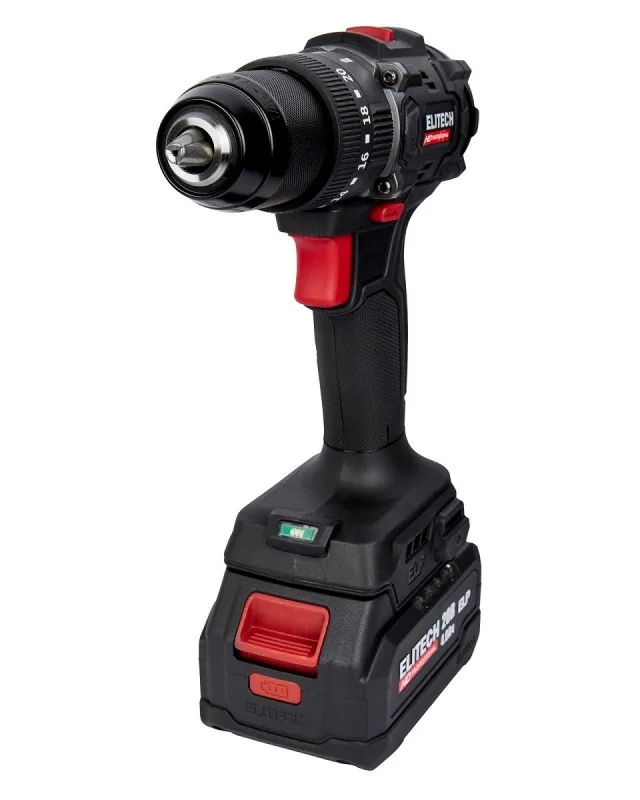 Дрель аккумуляторная ELITECH HD CD 20ISL2 (б/щет,20В 2*2.0Ач,ELP,БЗП) 205722