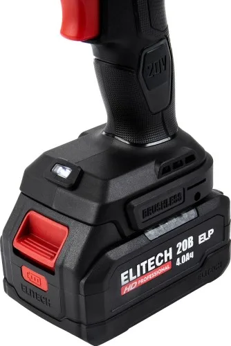 Дрель аккумуляторная ELITECH HD CD 20BL2 (б/щет,20В 2*4Ач,ELP,БЗП) 205728