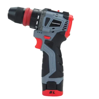 Дрель аккумуляторная ProfiPower BL-161B E0241 (б/щ, 16В,Li-ion 2*2Ач,40Нм, ЗУ, кейс, съемный патрон)