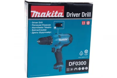 Дрель Makita DF0300+D-30651 (набор насадок)