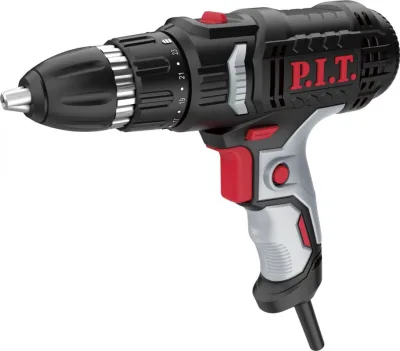 Дрель-шуруповерт P.I.T PBM10-C3 (400Вт,2скор,0-400/1600 об/мин)