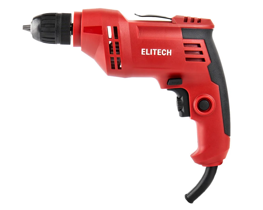 Дрель Elitech Д 0610РЭ (580Вт,БЗП-10мм,0-2500об\м) 204496