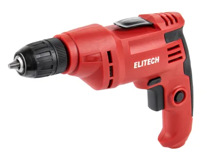 Дрель Elitech Д 0410РЭ (400Вт,БЗП-10мм,0-2900об/мин) 204495
