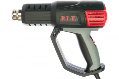 Фен P.I.T PHG 2001-C (2000Вт, 50-650°С, 250-500л/мин, дисплей, керам.нагрев)