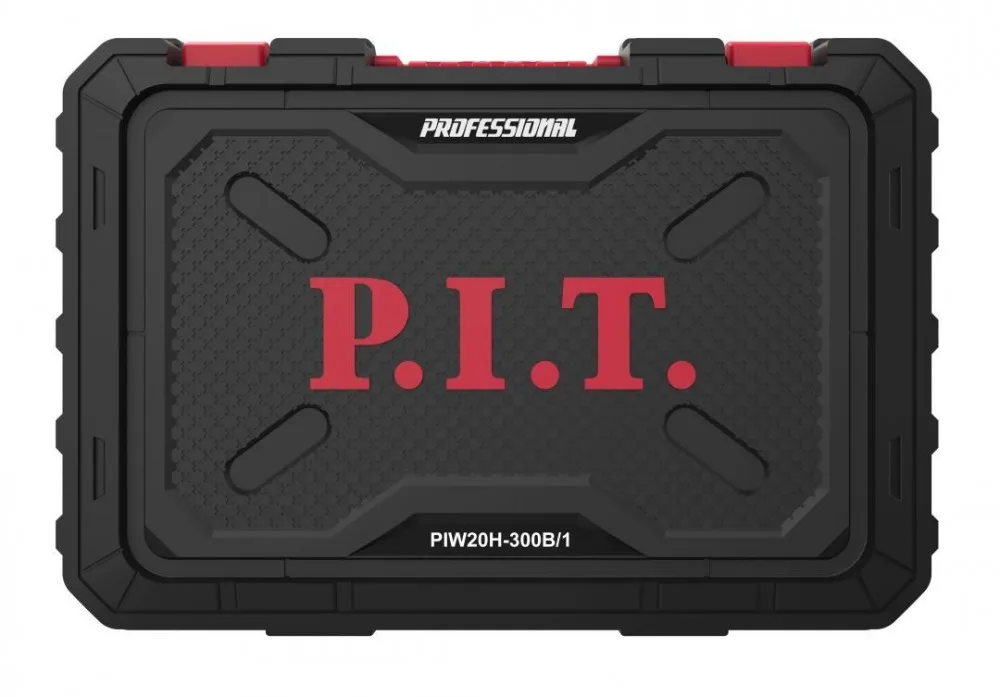 Гайковерт акк. ударный P.I.T. PIW20H-300B/1 (б/щ, 20В, 300Нм, 1/2",2АЧ,ЗУ,кейc)
