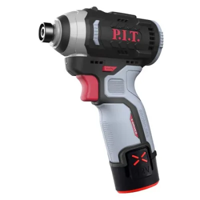 Винтоверт акк ударный P.I.T. PSD12K-120A/2 (б/щ, 12В, 120Нм, HEX 1/4", АКБ 2*Ач, ЗУ)
