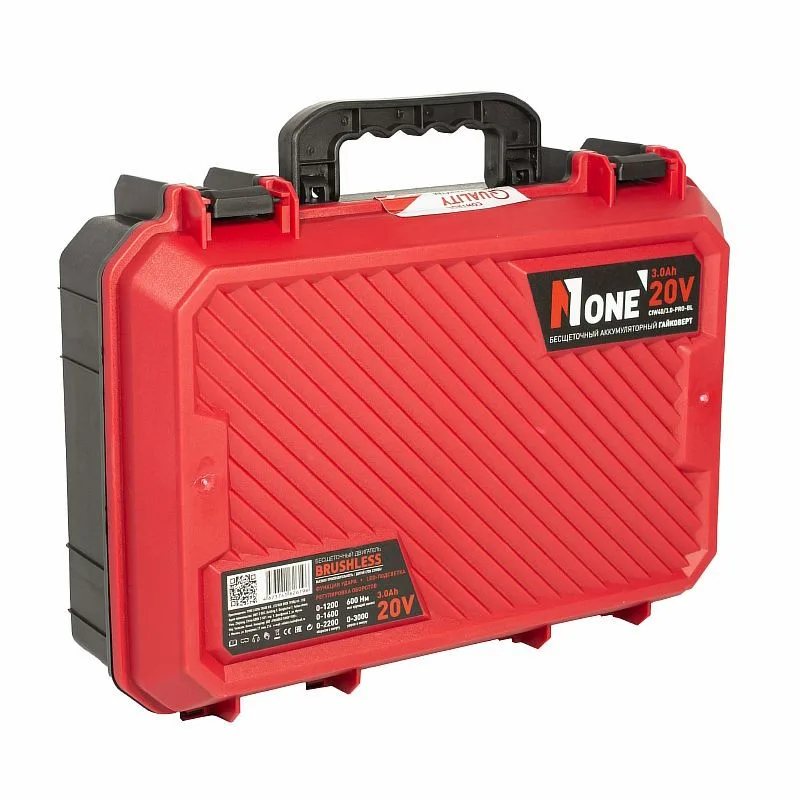 Гайковерт акк.бесщет.ударн. №1 NUMBER ONE CIW40/3.0-PRO-BL(600Hm,20V,3.0Ah,2акк,З/У)