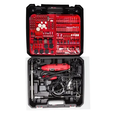 Гравер NUMBER ONE FG350-PRO (170Вт, 35000 обор/мин, рег.скорости,236 насадок,кейс)
