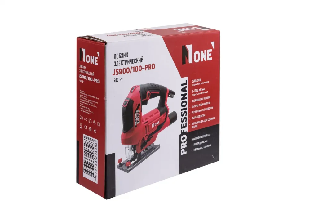 Лобзик NUMBER ONE JS900/100 PRO (900Вт, 100мм, БЗП)