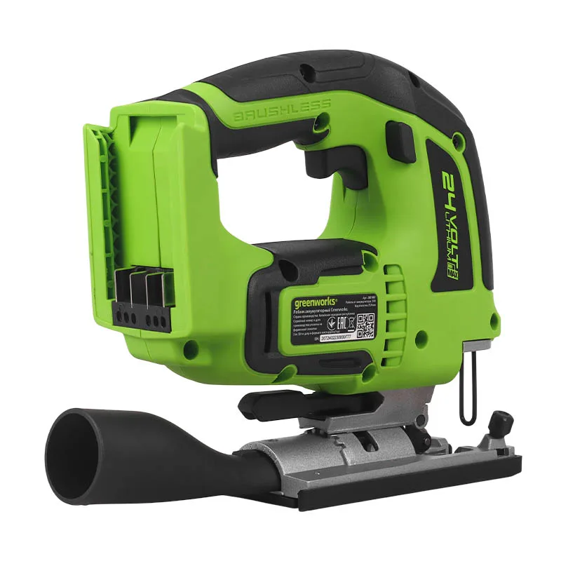 Лобзик аккумуляторный Greenworks GD24JS (24В, 1*4Ач,ЗУ) 3601407CUB