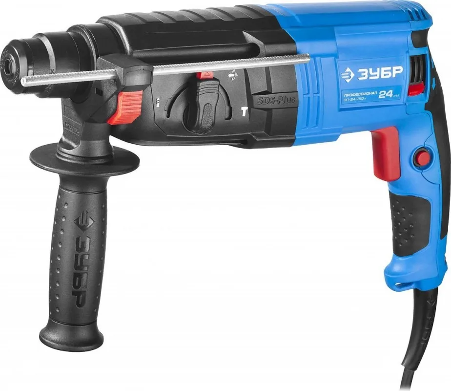 Перфоратор Зубр П-24-750 (750Вт, 2,4Дж, 24мм, SDS Plus)