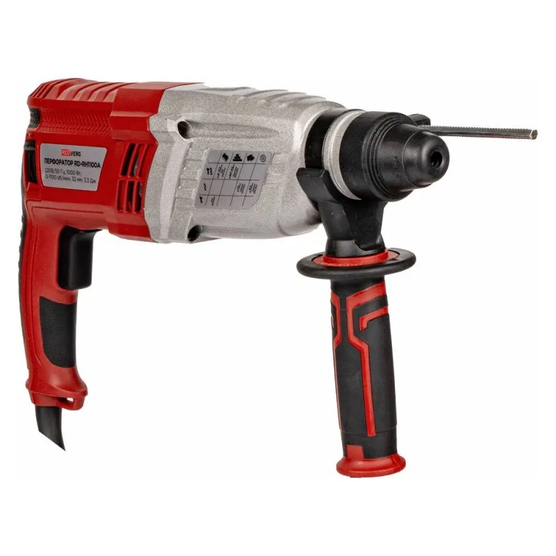 Перфоратор REDVERG RD-RH1100A (SDS-plus, 1000Вт, 3,3Дж)