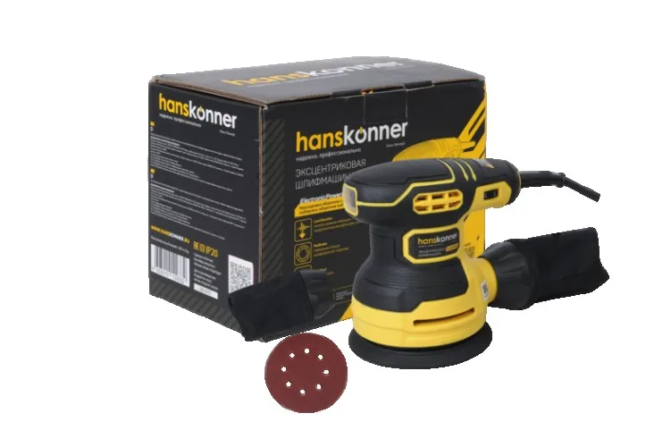 Эксцентриковая шлифовальная машина Hanskonner HOS8135RC (350Вт, 125мм)