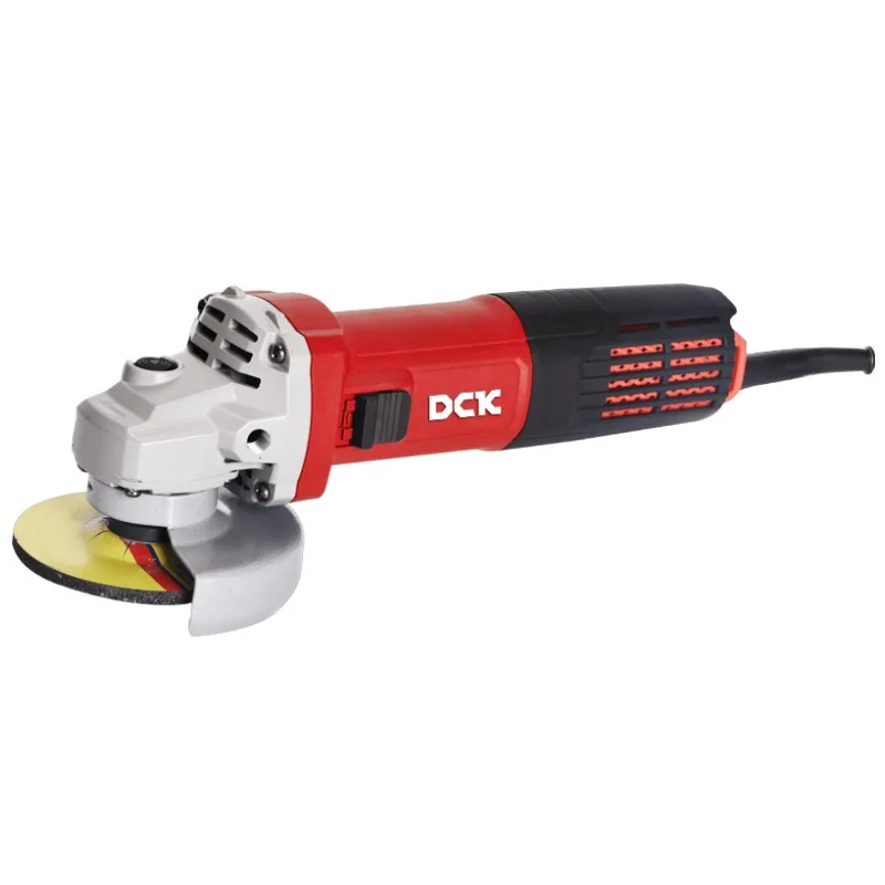 Угловая шлифовальная машина DCK KSM10-125 (125мм, 1100В, пылезащита, усилен.шестерни)
