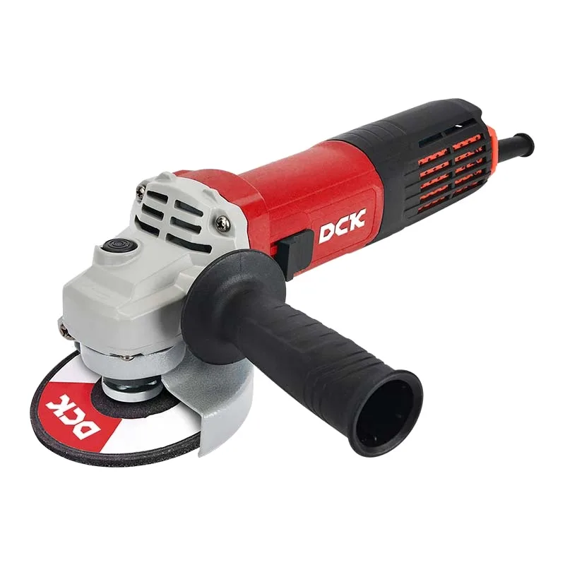 Угловая шлифовальная машина DCK KSM10-125 (125мм, 1100В, пылезащита, усилен.шестерни)